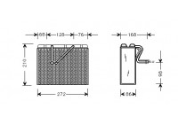 Evaporator, air conditioning