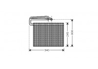 Evaporator, air conditioning