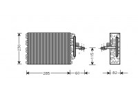 Evaporator, air conditioning