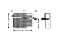 Evaporator, air conditioning