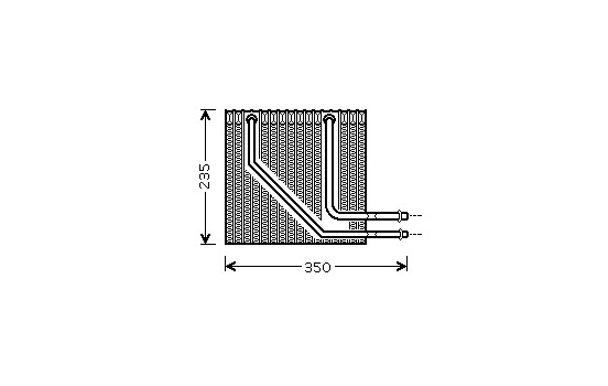 Evaporator, air conditioning