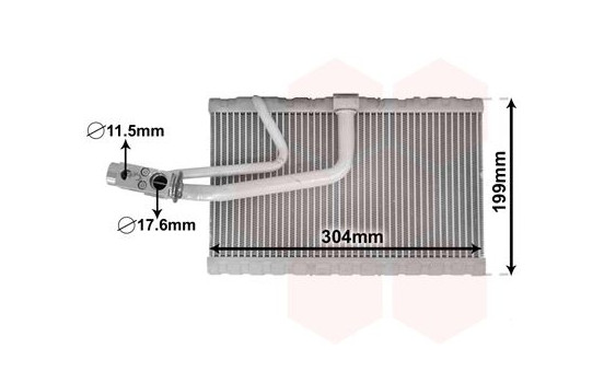 Evaporator, air conditioning
