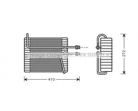 Evaporator, air conditioning, Image 2