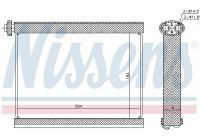 Evaporator, air conditioning