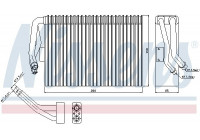 Evaporator, air conditioning