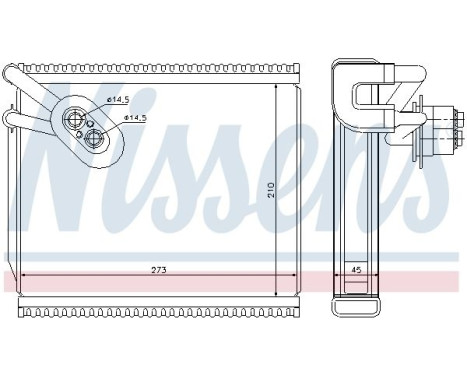 Evaporator, air conditioning