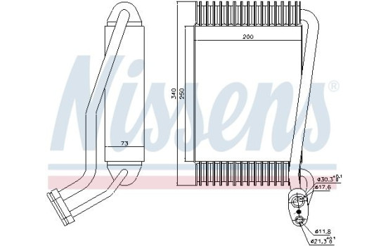 Evaporator, air conditioning, Image 2