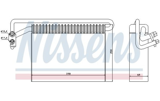 Evaporator, air conditioning, Image 2