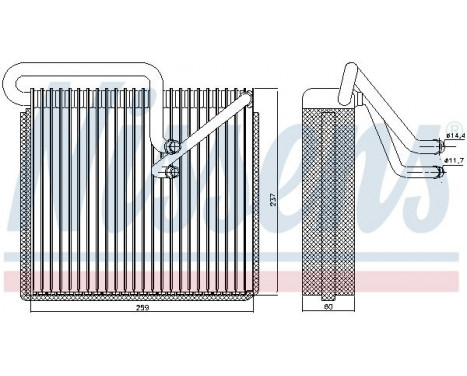 Evaporator, air conditioning, Image 2