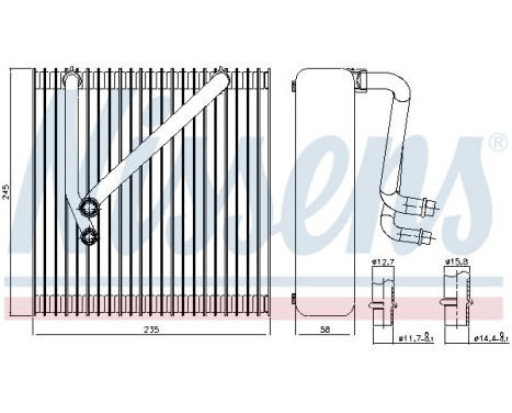 Evaporator, air conditioning, Image 2