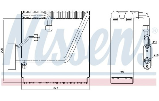 Evaporator, air conditioning, Image 2