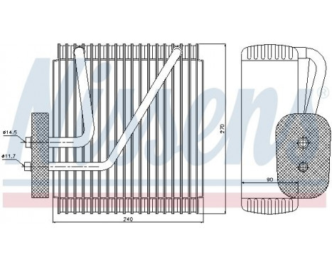 Evaporator, air conditioning, Image 2