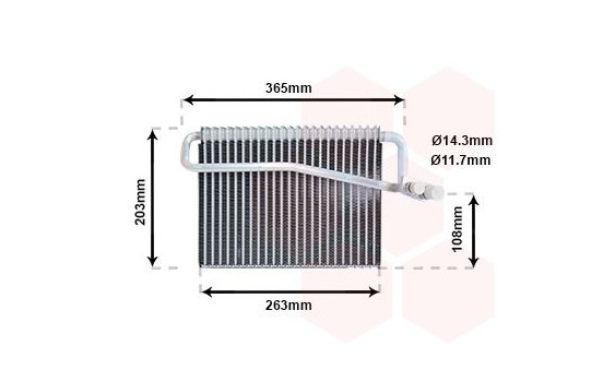 Evaporator, air conditioning, Image 2