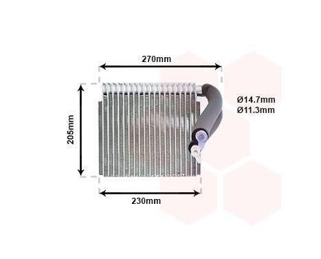 Evaporator, air conditioning, Image 2