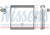 Evaporator, air conditioning