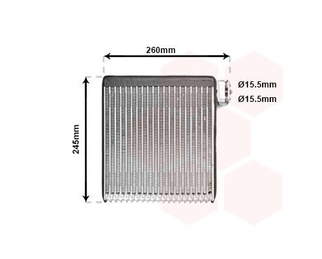 Evaporator, air conditioning, Image 2