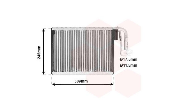 Evaporator, air conditioning, Image 2