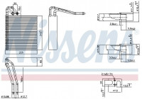 Evaporator, air conditioning