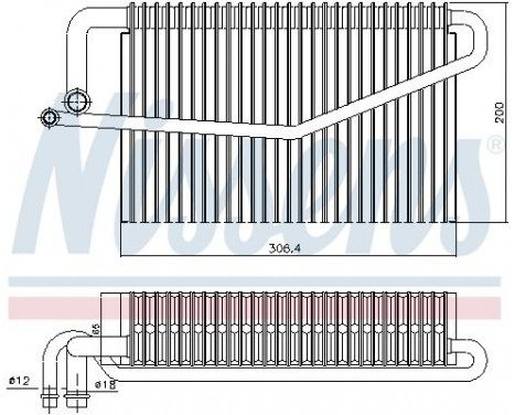 Evaporator, air conditioning