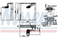 Evaporator, air conditioning