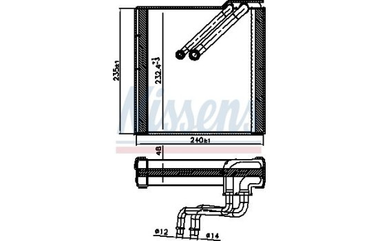 Evaporator, air conditioning