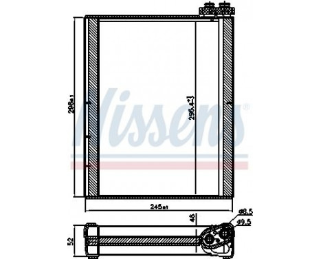 Evaporator, air conditioning