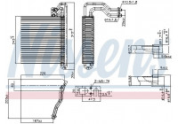 Evaporator, air conditioning
