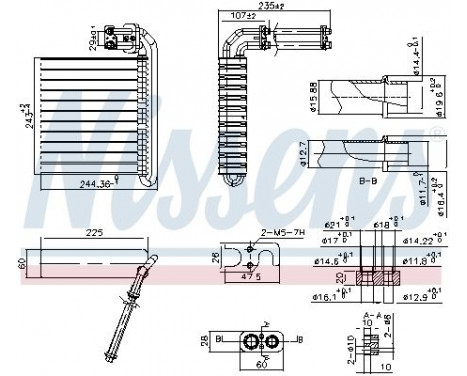 Evaporator, air conditioning, Image 6