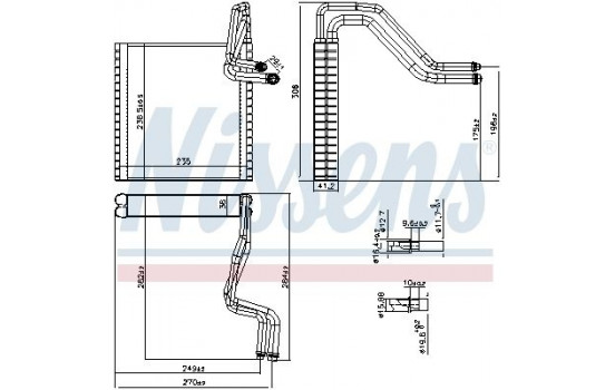 Evaporator, air conditioning
