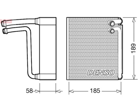 Evaporator, air conditioning