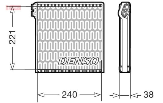 Evaporator, air conditioning