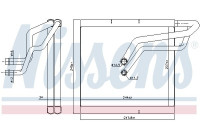 Evaporator, air conditioning