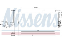 Evaporator, air conditioning