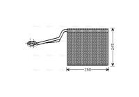 Evaporator, air conditioning