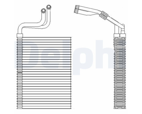 Evaporator, air conditioning