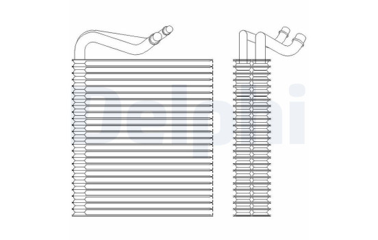 Evaporator, air conditioning