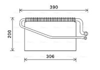 Evaporator, air conditioning