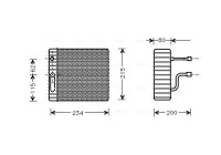 Evaporator, air conditioning