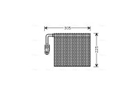 Evaporator, air conditioning