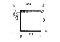 Evaporator, air conditioning