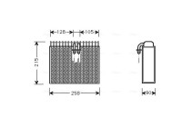 Evaporator, air conditioning