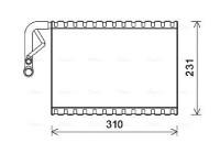 Evaporator, air conditioning