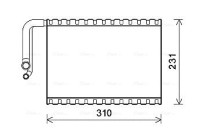 Evaporator, air conditioning