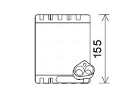 Evaporator, air conditioning