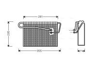 Evaporator, air conditioning