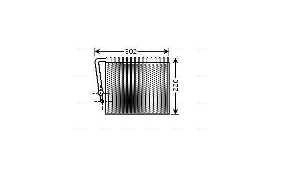 Evaporator, air conditioning