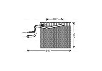 Evaporator, air conditioning