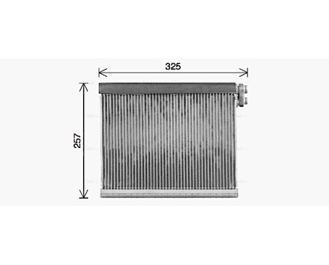 Evaporator, air conditioning