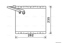 Evaporator, air conditioning