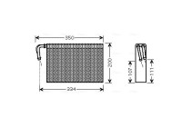 Evaporator, air conditioning